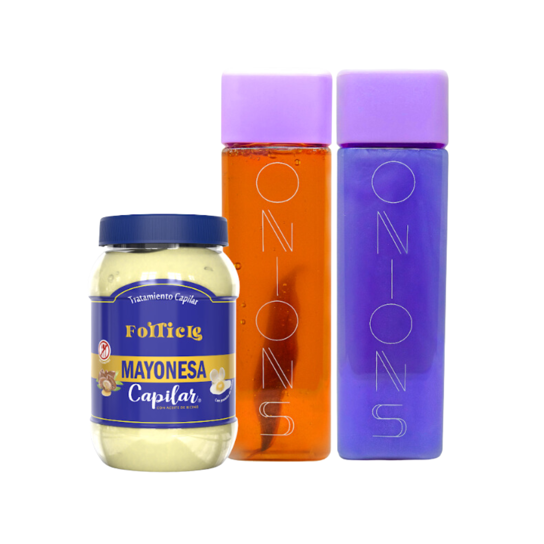 Shampoo, Acondicionador y Mayonesa